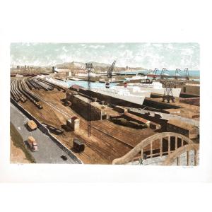 Joseph Inguimberty (1898-1971) - View Of Marseille-canet Station