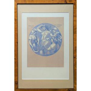 Maurice Denis, Pacis Alumna Ceres, Bois Gravé Sur Vélin Arches Filigrané