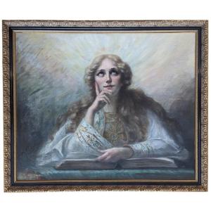 Adèle Chamecin, The Revelation, Oil On Canvas