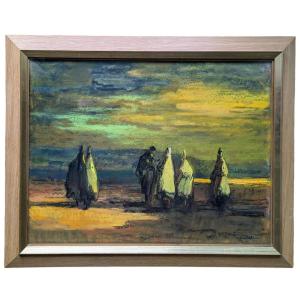 Marcel Feguide, The Castilians, Pastel
