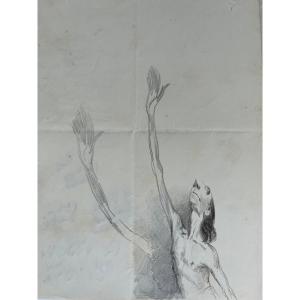 Edouard Detaille, The Sparrowhawk, August 7, 1897, Drawing