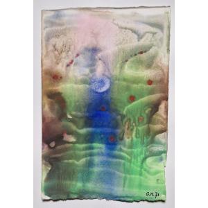 Georges Hugnet 1906-1974 Seabed Mixed Media