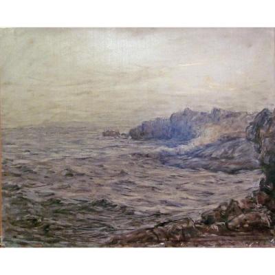 George R. Ricard-cordingley 1873-1939 "the Pointe Du Raz"