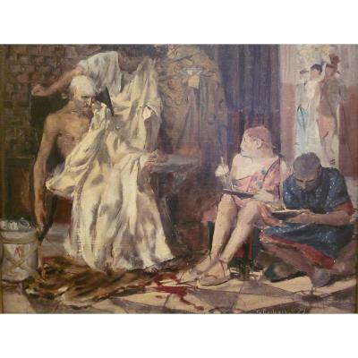 Georges Antoine Rochegrosse 1859-1938 The Death Of Seneca