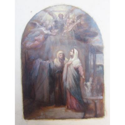 Melchior Doze 1827-1913 Painted Sketch