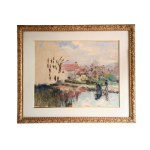Landscape Of The Creuse - Pastel By Armand Guillaumin (1841 - 1927)