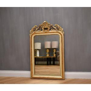 19th Century Gold Leaf Mirror Louis-philippe