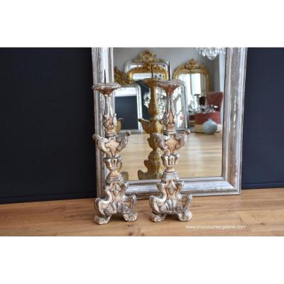 Very Nice Pair Torcheres / Candelabra