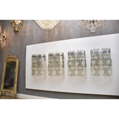 Large Wall Lamps By Salviati Murano
