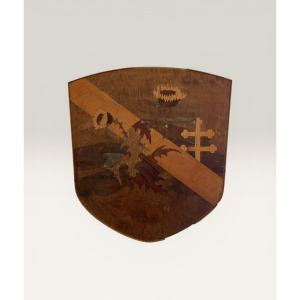 Emile Gallé Tray Table Lorraine Cross Design