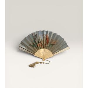 Evantail Antique Lauronce 19th Century