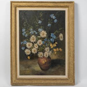 Spring Floral Composition Painted By J P Ruggieri