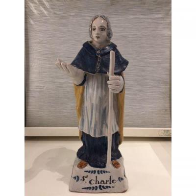 Nevers. Statue Of Saint Charles 18 ° S.