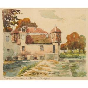 Robert Dessales-Quentin (1885-1958) Moulin de Rognac Dordogne Périgueux