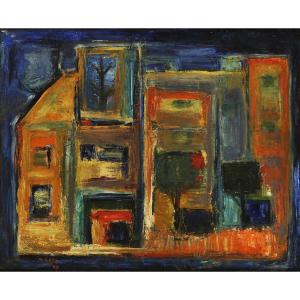 Marcel Loth (1919-2009) Les Eyzies Dordogne Bissière