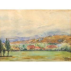 Gilbert-privat (1892-1969) The Rune After The Storm Basque Country
