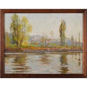 André Ballet (18851959) The Dordogne In Altillac Near Beaulieu Corrèze