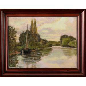 Léon Bonnier - The Dordogne Downstream From Trémolat 1919