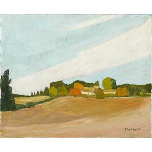 Christian Cavenago (1935-2002) Laboring In Périgord