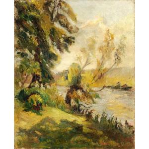 André Prugent (1882-1965) L’Isle à Barbabé - Trélissac Périgueux