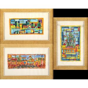 Marcel Loth (1919-2009) Triptych