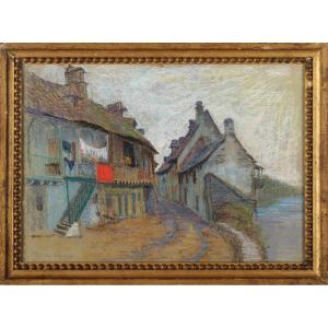 Bern-klene (1870-1930) Argentat - The Half-timbered Houses Of Rue Du Bac Corrèze Dordogne