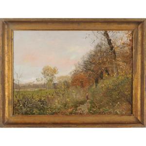 Louis Cabié (1853-1939) The Charente At Cognac Châtenay