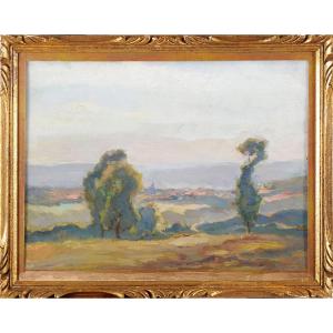 Georges Darnet (1859-1936) Heights Of Périgueux Dordogne