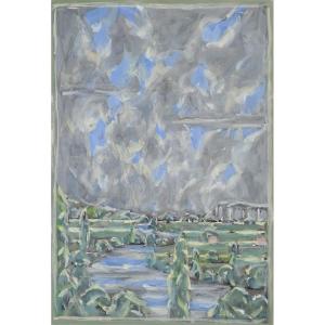 Hans Seiler (1907-1986) The Dordogne From Domme To La Roque Gageac