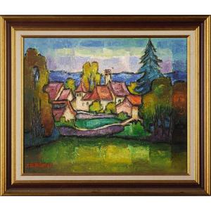 Jean-daniel Ribeyrol (1918-2005) Farm In Meyrals
