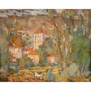 Joseph Lépine (1867-1943) Caillac In The Lot