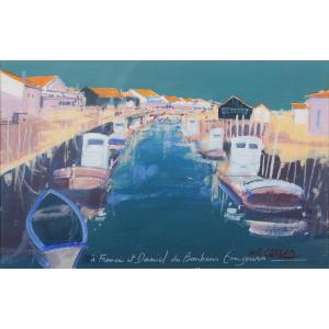 José Corréa (born In 1950) Oyster Huts In Arcachon