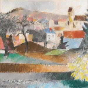 Yaude (jean Duraffourg, Known As) (1937-2007) The Village - Beaumont