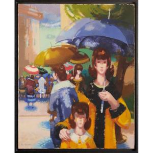 Pierre Baudin (1925-2007) The Scent Of Rain