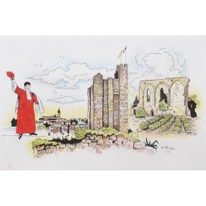 Michel Négrier (born In 1936) Saint Émilion Vin Gironde