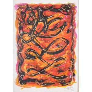 Marcel Loth (1919-2009) Abstract Composition