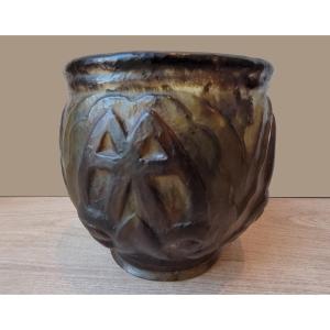 Hieroglyphs Vase By Argy-rousseau