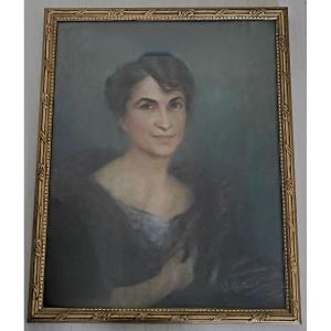 19th Century Pastel Painting