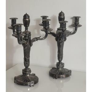 Paires De Chandeliers 