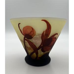 Muller Frères "peony" Vase