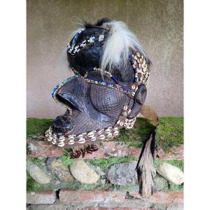 African Mask From Congo "kuba Ethnic Group - Kinshasa Region"