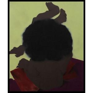 Large Painting From The 70s By Robert Louis Nicoidski