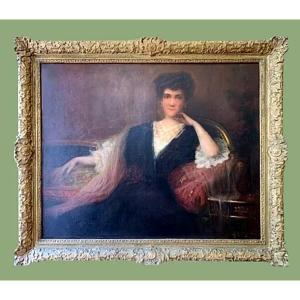 Large Painting By Albert Matignon