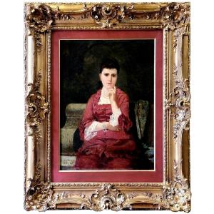 19th Century Painting By Carl Jungheim German School
