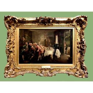 19th Century Painting By Albert II Ludovici