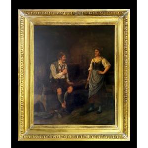 Painting By Ignatz Felix Guggenberger