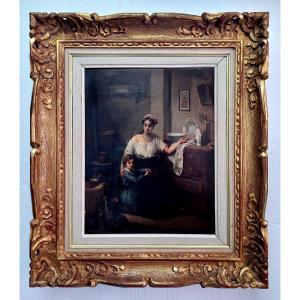 Painting By Alexandre Ignatius Roche