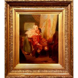 Painting By Leroy Dionet, 19th Century