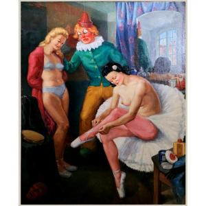 Large Painting By Henry Godot