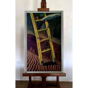 Painting By Philippe Sentou, Toulouse School